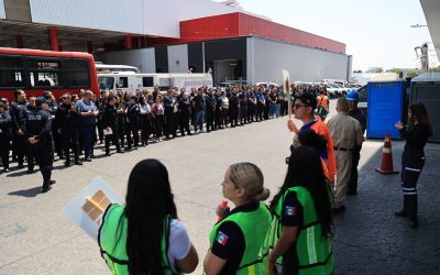 Más de 500 mil personas en Zapopan participan en el Simulacro Nacional 2025