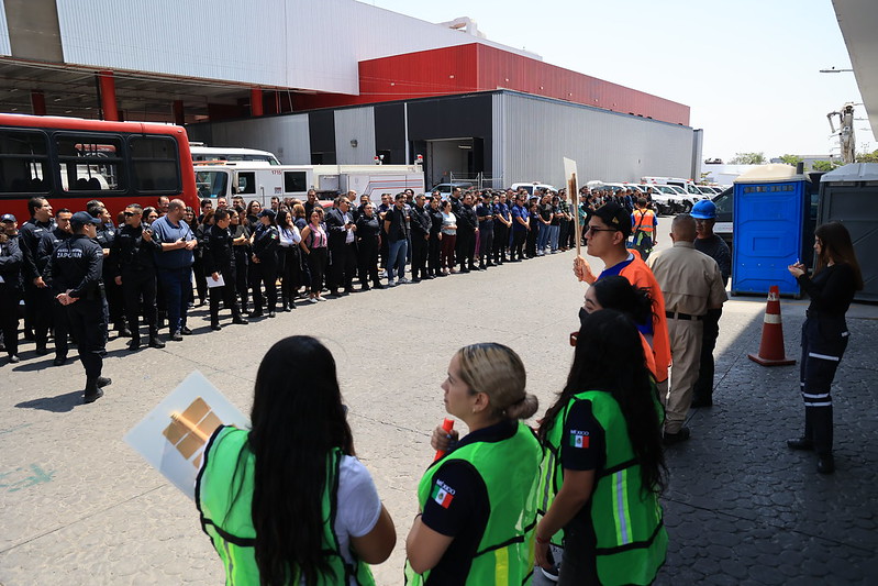 Más de 500 mil personas en Zapopan participan en el Simulacro Nacional 2025